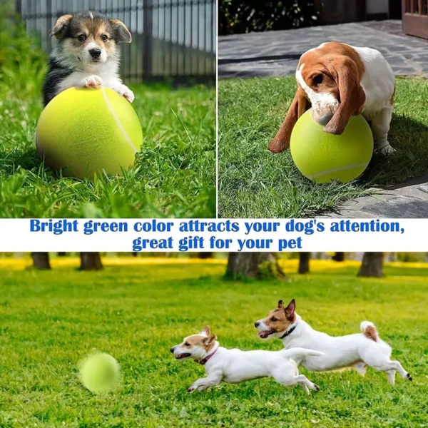 Giant Rubber Tennis Ball Dog Toy