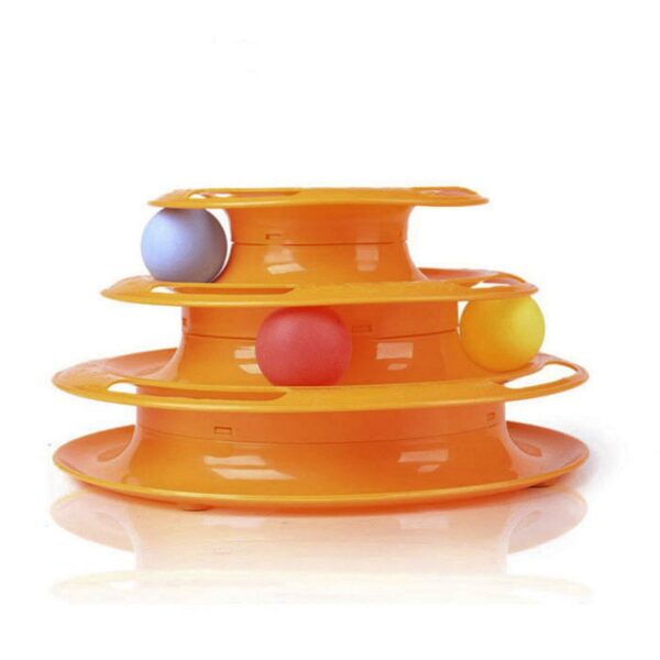 Three-layer Turntable ball Pet cat toy