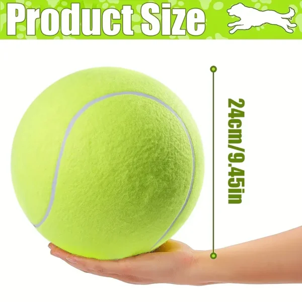 Giant Rubber Tennis Ball Dog Toy