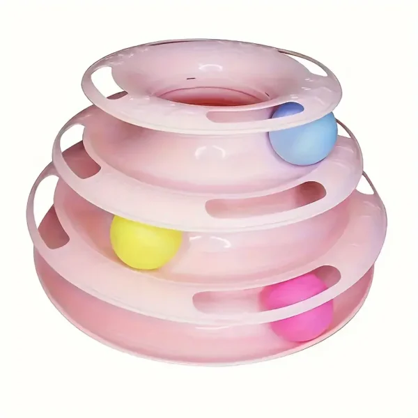 Pet cat toy Three-layer ball cat Turntable