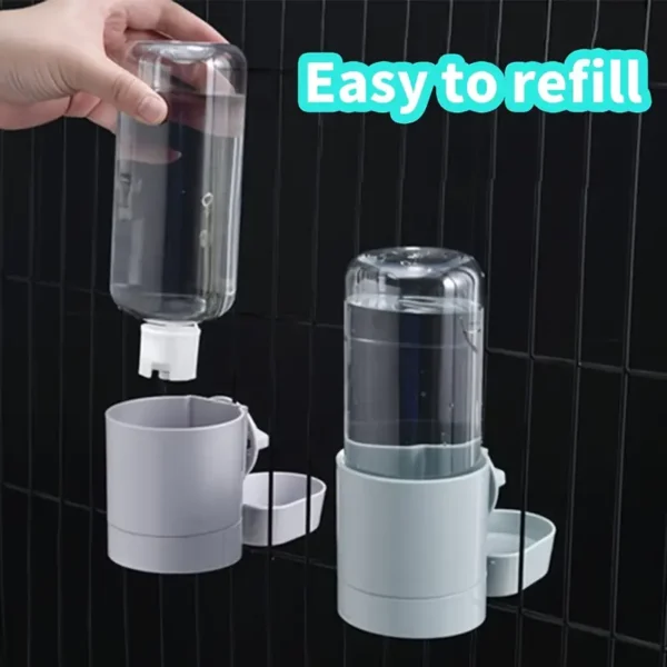 1pc/2pcs hanging automatic small pet water & food dispenser for rabbits, hamsters, chinchillas, guinea pigs, & dutch pigs!