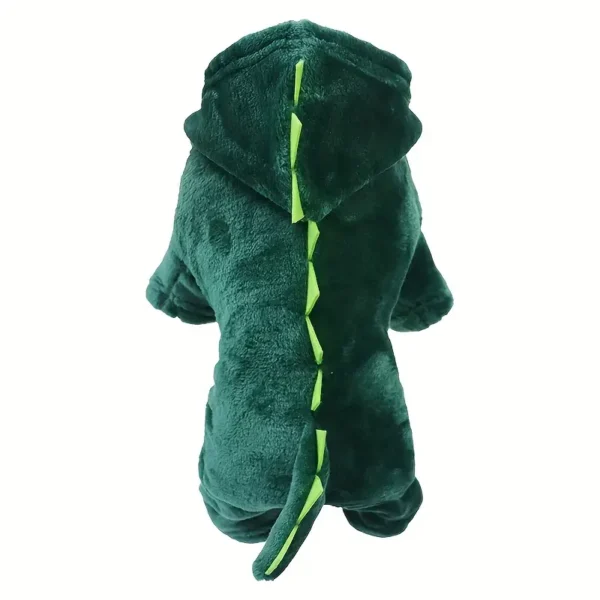 1pc warm four legged dinosaur dog apparel for autumn and winter season.