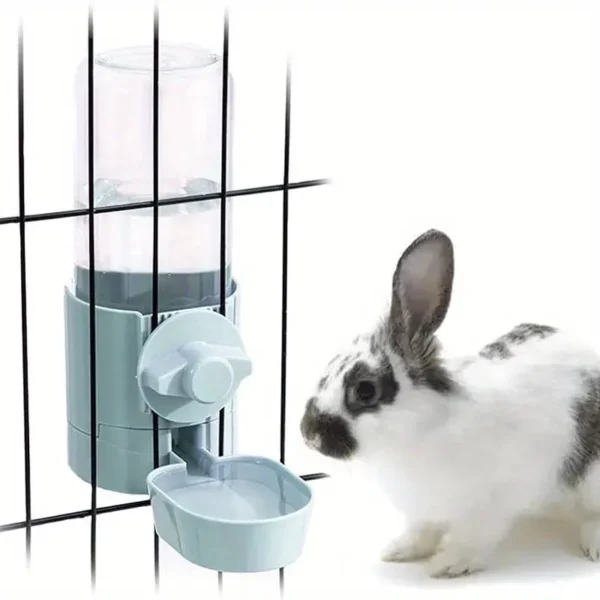 1pc/2pcs hanging automatic small pet water & food dispenser for rabbits, hamsters, chinchillas, guinea pigs, & dutch pigs!