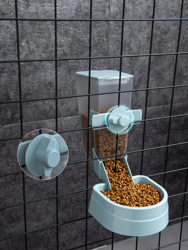 1pc/2pcs hanging automatic small pet water & food dispenser for rabbits, hamsters, chinchillas, guinea pigs, & dutch pigs!