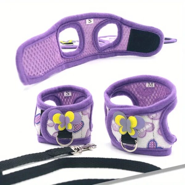 small pets adjustable harness & leash set ideal for hamsters, ferrets, guinea pigs, rats & more!