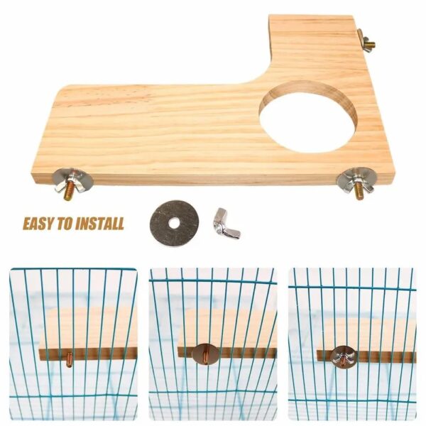 5pcs wooden interactive pedal platform toy for small pets like chinchillas, hamsters, squirrels, gerbils!