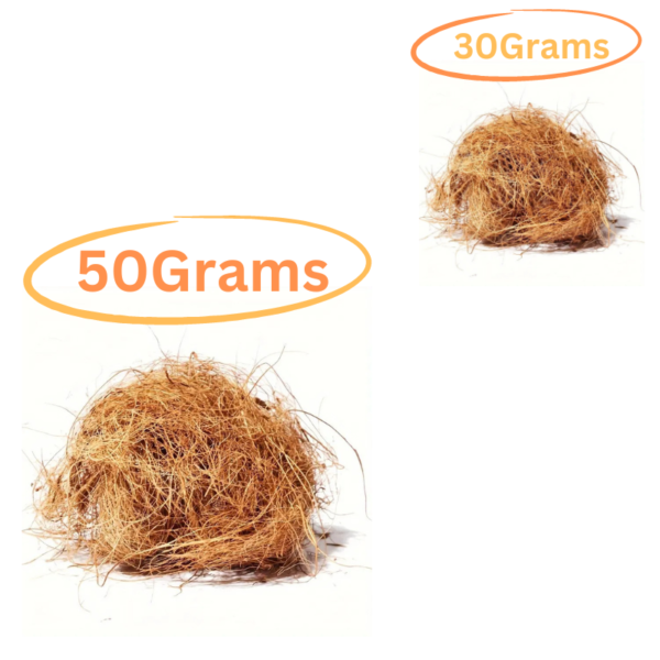 1pc natural coconut fiber for bird nests, ideal nesting material for soft bedding for small birds and eggs!