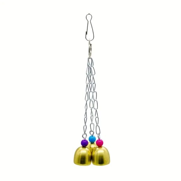 Alloy Steel Hanging Bird Bell Toys For Parrots, Cockatiels, Parakeets, Lovebirds, & More!Alloy Steel Hanging Bird Bell Toys For Parrots, Cockatiels, Parakeets, Lovebirds, & More!