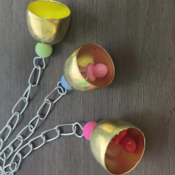 Alloy Steel Hanging Bird Bell Toys For Parrots, Cockatiels, Parakeets, Lovebirds, & More!Alloy Steel Hanging Bird Bell Toys For Parrots, Cockatiels, Parakeets, Lovebirds, & More!