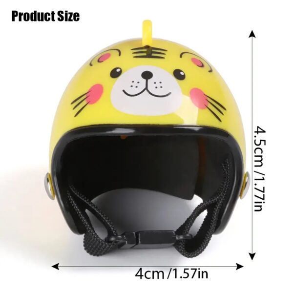 rainproof printed safety helmet for chickens, perfect pet protective equipment for hens, roosters, ducks & other feather friend!